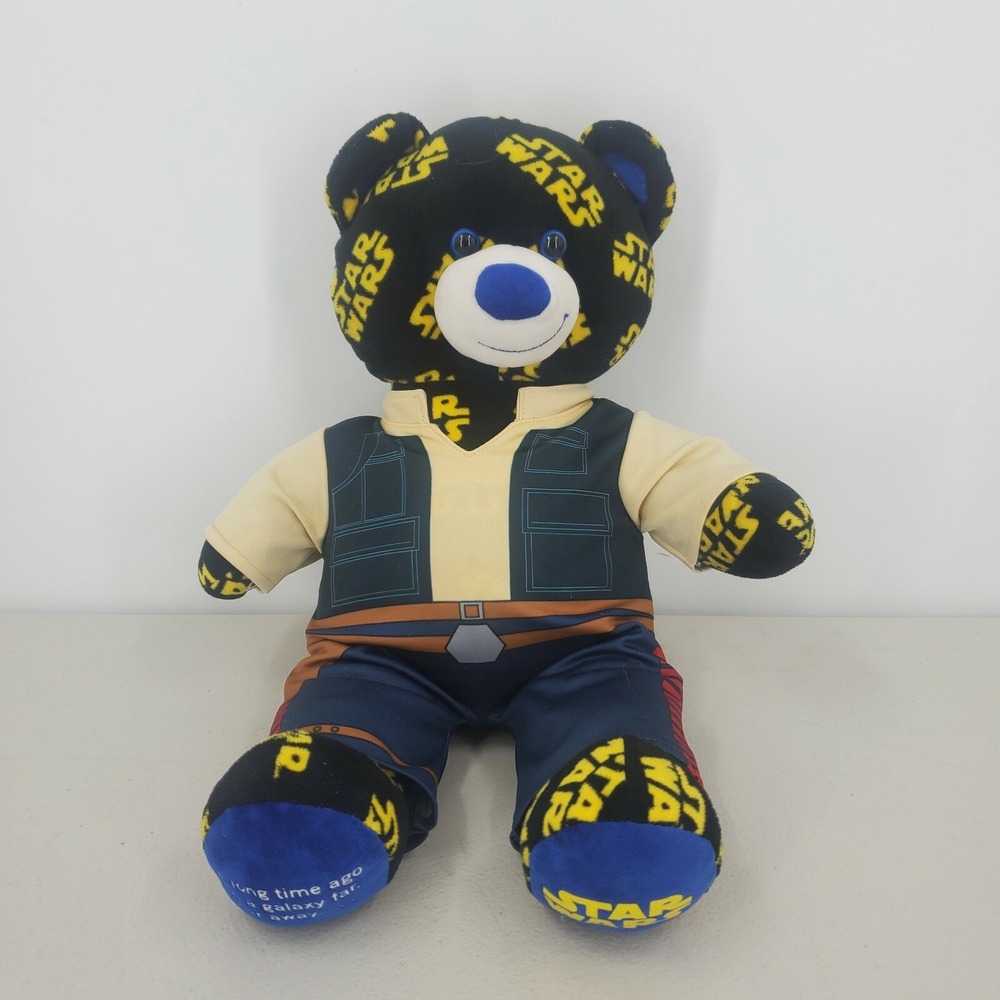 Build a Bear Workshop Star Wars Han Solo Smuggler Plush And Jumpsuit Outfit‎